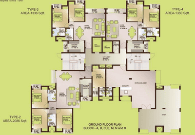 Project Image of 1295.0 - 3415.0 Sq.ft 2 BHK Apartment for buy in Ansal Celebrity Meadows