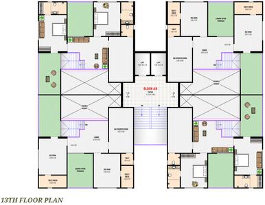 Project Image of 1241.19 - 2308.86 Sq.ft 3 BHK Apartment for buy in Kanha Nest Elina