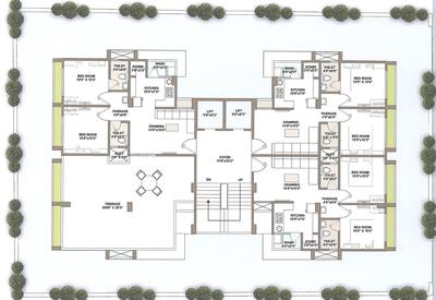 Project Image of 0.0 - 527.22 Sq.ft 2 BHK Apartment for buy in Shivay Pushpkunj Residency