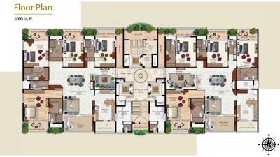 Project Image of 2187.0 - 5000.0 Sq.ft 3 BHK Apartment for buy in Pranava One Hyderabad Residential