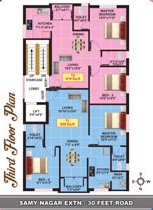 Project Image of 600.0 - 1140.0 Sq.ft 1 BHK Apartment for buy in Eeshani New Bloom
