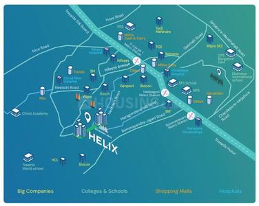 Project Image of 1160.0 - 1820.0 Sq.ft 2 BHK Apartment for buy in Mahendra Arto Helix
