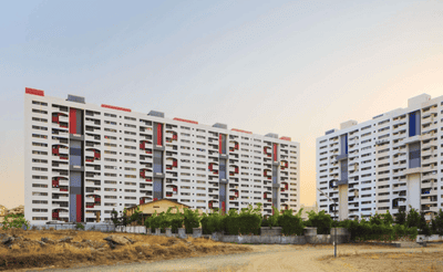 Kumar Pebble Park Elevation 1