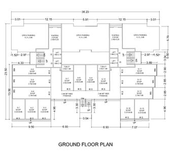 Project Image of 494.82 - 521.83 Sq.ft 2 BHK Apartment for buy in Propritorship Om Vastu