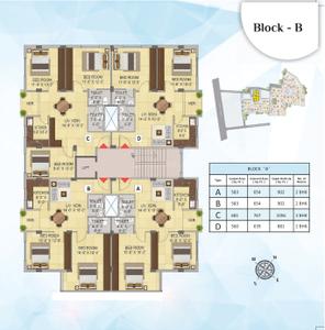 Project Image of 730.0 - 1238.0 Sq.ft 2 BHK Apartment for buy in Meena Crystal