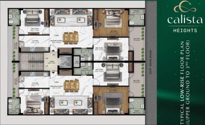 Project Image of 1720.0 - 2775.0 Sq.ft 3 BHK Apartment for buy in Calista Heights
