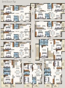 Project Image of 1000.0 - 1195.0 Sq.ft 2 BHK Apartment for buy in Home Town The Address