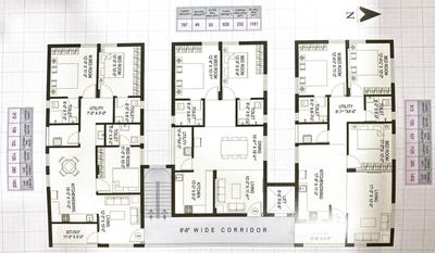 Project Image of 0.0 - 2076.9 Sq.ft 3 BHK Apartment for buy in MVV Pinnacle Homes