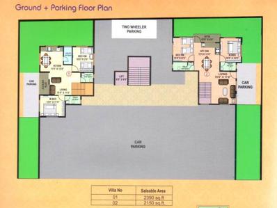 Project Image of 670.0 - 2390.0 Sq.ft 1 BHK Apartment for buy in Vridavan Bliss