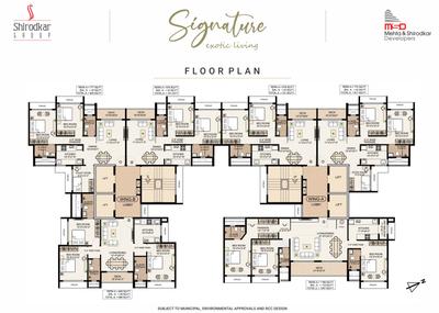 Project Image of 567.0 - 1461.0 Sq.ft 2 BHK Apartment for buy in Mehta Ganesh Dham