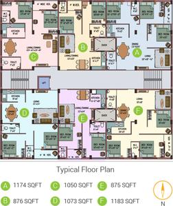 Project Image of 875.0 - 1183.0 Sq.ft 2 BHK Apartment for buy in Intent Pushpochoini