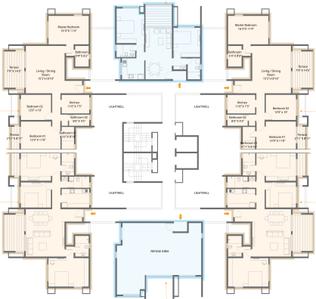 Project Image of 577.81 - 998.68 Sq.ft 2 BHK Apartment for buy in Manas Lake City Phase 1