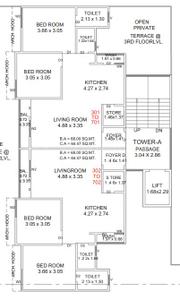 Project Image of 0.0 - 654.34 Sq.ft 2 BHK Apartment for buy in M And F Mistry Crossway