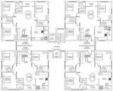 Project Image of 0.0 - 1600.0 Sq.ft 3 BHK Apartment for buy in India Kurinji Elite