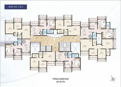 Project Image of 399.0 - 626.0 Sq.ft 1 BHK Apartment for buy in Patel Jainam Residency