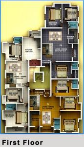 Project Image of 1301.0 - 1515.0 Sq.ft 3 BHK Apartment for buy in Brownstone Sai Dharani