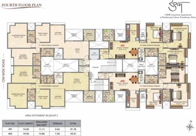 Project Image of 671.0 - 1023.0 Sq.ft 3 BHK Apartment for buy in Kotibhaskar Sugam CHSL