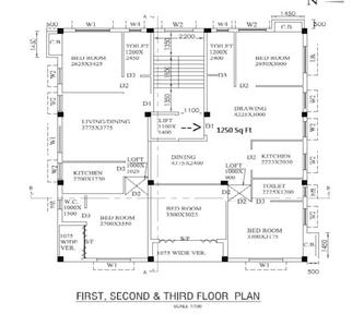 Project Image of 0.0 - 1250.0 Sq.ft 3 BHK Apartment for buy in Cornerstone Saptam