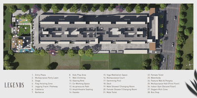Project Image of 587.71 - 935.92 Sq.ft 2 BHK Apartment for buy in JN AA Privilege