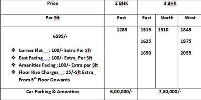 Project Image of 1285.0 - 2055.0 Sq.ft 2 BHK Apartment for buy in Riddhi Saphire