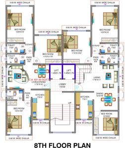 Project Image of 699.0 - 988.0 Sq.ft 2 BHK Apartment for buy in Saaga Parijat CHS