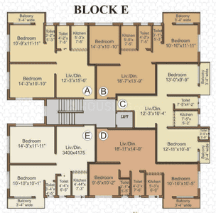 Project Image of 616.0 - 1226.0 Sq.ft 2 BHK Apartment for buy in Jai Hanuman Riverside