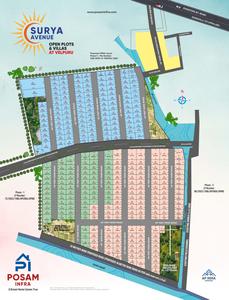 Project Image of 1333.98 - 12080.34 Sq.ft Residential Plot Plot for buy in Posam Surya Avenue