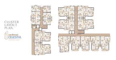 Project Image of 936.0 - 1221.0 Sq.ft 2 BHK Apartment for buy in Vardhman Celestia