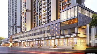Project Image of 457.0 - 663.0 Sq.ft 1 BHK Apartment for buy in Ashar Arize Tower B And C