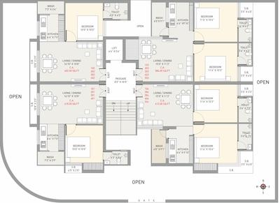 Project Image of 402.0 - 613.0 Sq.ft 1 BHK Apartment for buy in Paramount Arcade 2