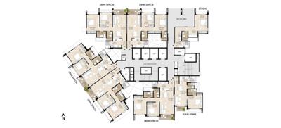 Project Image of 710.42 - 1046.91 Sq.ft 2 BHK Apartment for buy in Mahindra Nestalgia