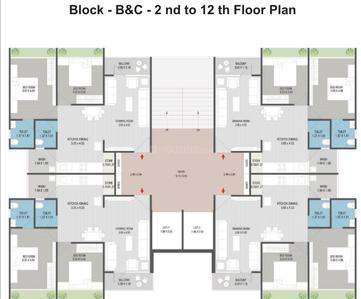 Project Image of 648.2 - 847.66 Sq.ft 2 BHK Apartment for buy in Vastu Radhe Parijat
