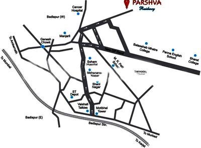 Project Image of 420.0 - 625.0 Sq.ft 1 RK Apartment for buy in Parshva Residency