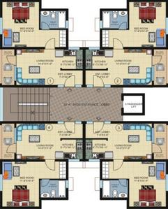 Project Image of 450.0 - 775.0 Sq.ft 1 RK Apartment for buy in Pushpanjali Vaidik Resort Apartment