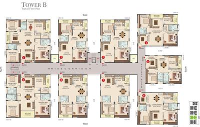 Project Image of 1030.0 - 1950.0 Sq.ft 2 BHK Apartment for buy in Muppa Green Grandeur