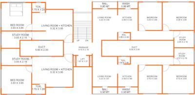 Project Image of 1015.0 - 2336.0 Sq.ft 2 BHK Apartment for buy in Ambica Heights