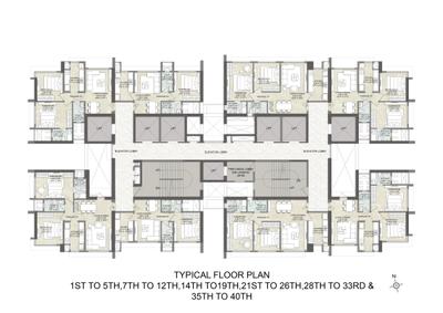 Project Image of 448.0 - 708.8 Sq.ft 1 BHK Apartment for buy in Kalpataru Elegante