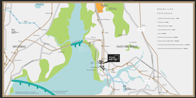 Project Image of 482.12 - 880.27 Sq.ft 2 BHK Apartment for buy in L And T Seawoods Topaz At West Square