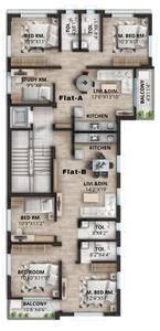 Project Image of 1000.0 - 1252.0 Sq.ft 2 BHK Apartment for buy in Delta Infra Heights Grove