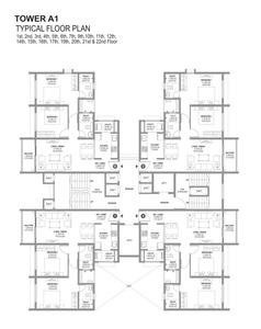 Project Image of 742.49 - 787.9 Sq.ft 2 BHK Apartment for buy in K Raheja Sterling
