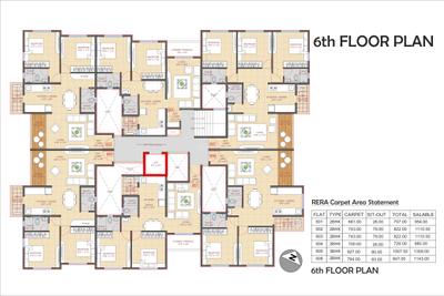 Project Image of 754.0 - 1007.0 Sq.ft 2 BHK Apartment for buy in Uptitan Suryam 89