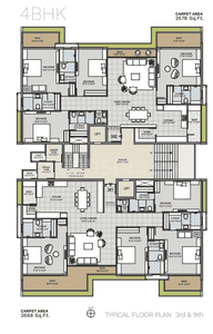 Project Image of 1911.0 - 6203.0 Sq.ft 3 BHK Apartment for buy in Avadh Ercole