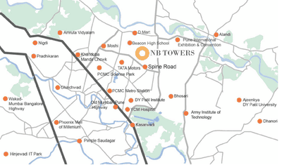 Project Image of 800.0 - 983.0 Sq.ft 2 BHK Apartment for buy in NB Towers