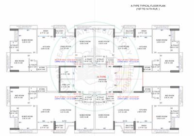 Project Image of 911.49 - 941.09 Sq.ft 3 BHK Apartment for buy in Amideep Valley