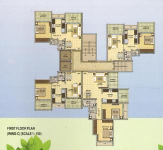 Project Image of 354.78 - 483.95 Sq.ft 1 BHK Apartment for buy in Shishodia Arcade C Wing