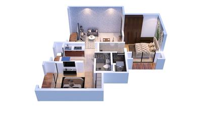 Project Image of 337.0 - 495.0 Sq.ft 1 BHK Apartment for buy in AND ROSE