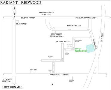 Project Image of 635.0 - 1520.0 Sq.ft 1 BHK Apartment for buy in Radiant Red Wood