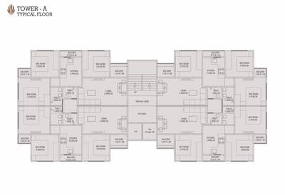 Project Image of 493.63 - 688.78 Sq.ft 2 BHK Apartment for buy in Silver Al Minaar Heights Tower A To E