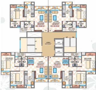 Project Image of 1040 Sq.ft 2 BHK Apartment / Flat for sale in Thane West for Rs. 11500000