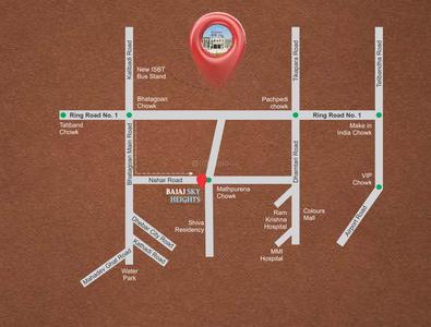 Project Image of 1015.0 - 1080.0 Sq.ft 2 BHK Apartment for buy in Bajaj Sky Heights